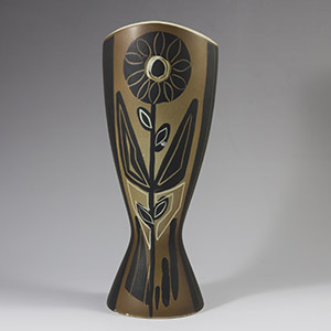 Soholm Sunflower pinch-waist vase