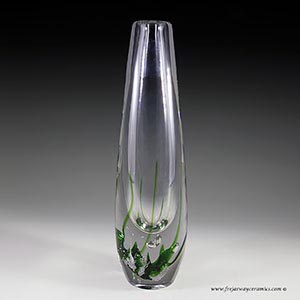 kosta boda seaweed glass vase by vicke lindstrand