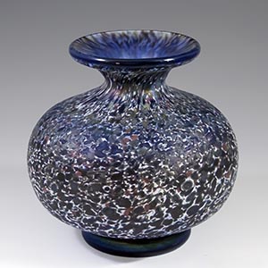 Bertil Vallien for Boda ball-shaped glass vase 47636