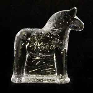 lindshammar glass dala horse