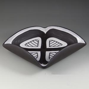 michael andersen tribal series folded bowl or plate