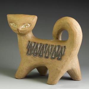 michael andersen  son cat figurine designed by marianne starck