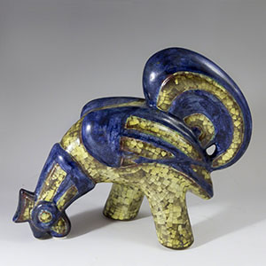 Michael Andersen & Son Rooster Figurine, Persia glaze