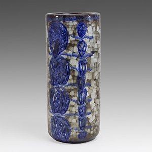 Michael Andersen & Son blue/grey Persia-glaze vase