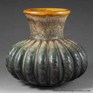 michael andersoen & son green vase