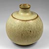 Palshus light olive-green ball vase designed by Per Linneman Schmidt, # 1192