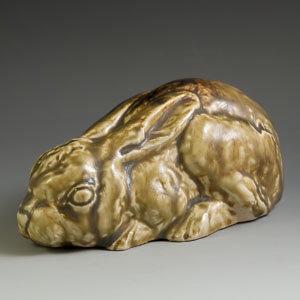 rabbit figurine by peter hald