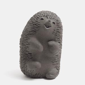 hedgehog porcupine figurine designed by ellen karlsen for herman a kahler ceramics of denmark