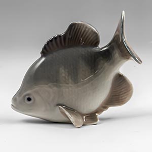 Royal Copenhagen miniature perch fish figurine