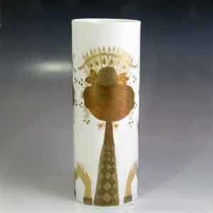 bjorn wiinblad for rosenthal quatre couleurs straight vase
